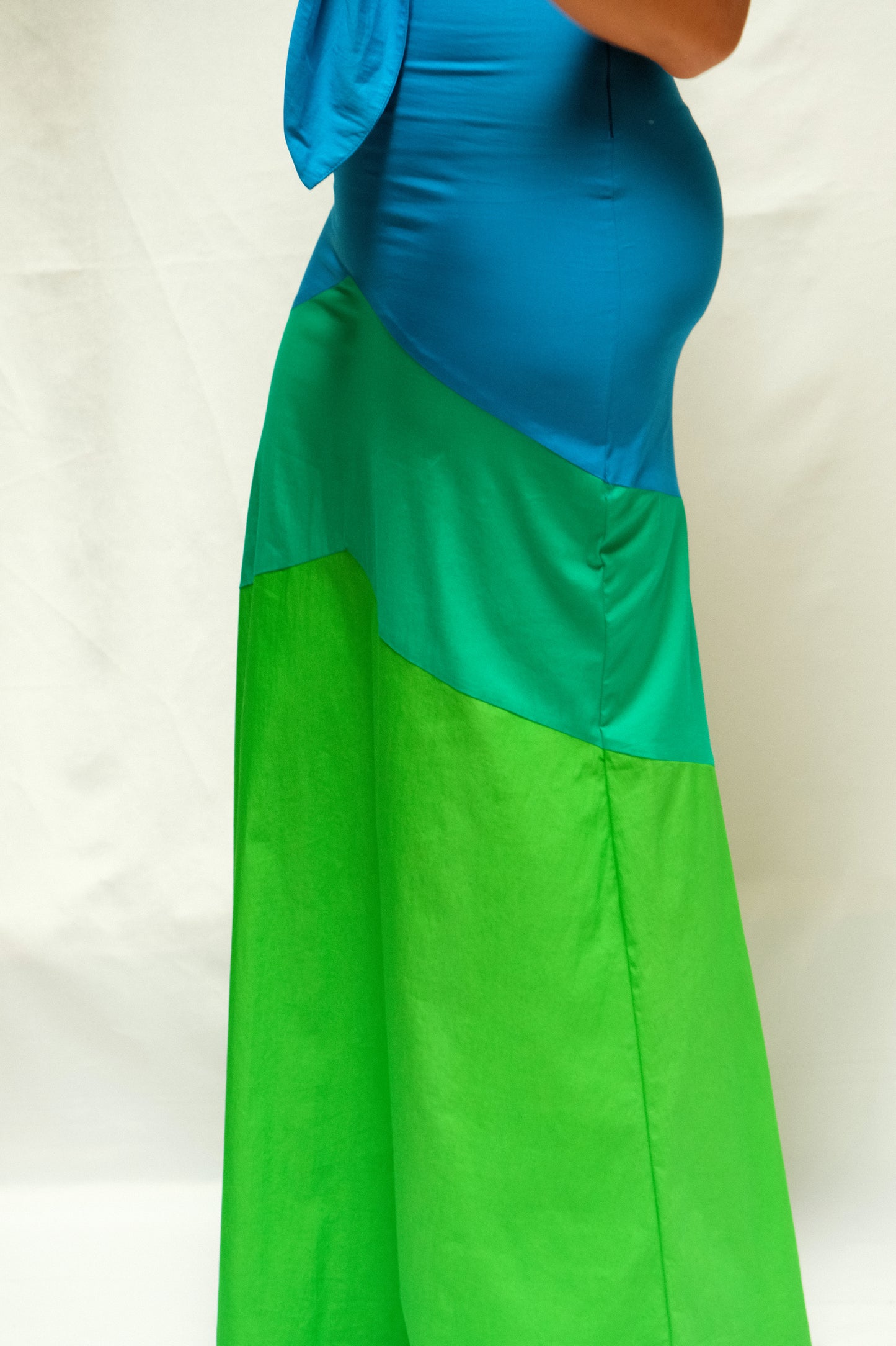 VESTIDO MAXI AZUL